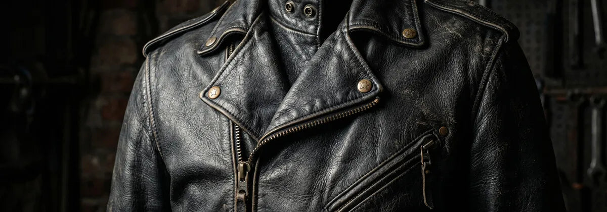 Giacche da Moto in Pelle da Uomo