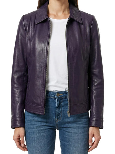 Harrington-skinnjacka l (Donna)